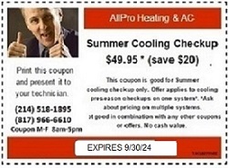 SUMMER COOLING DISCOUNT COUPON